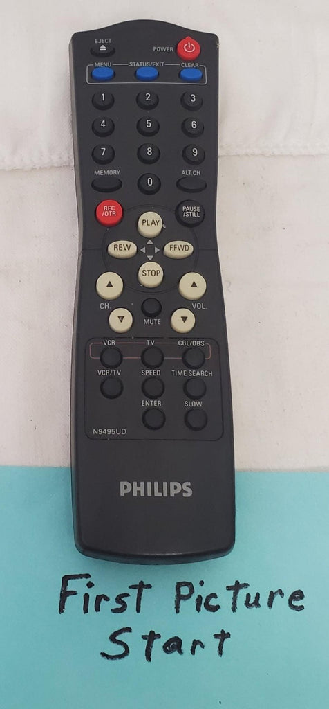 Philips N9495UD VCR Remote Control