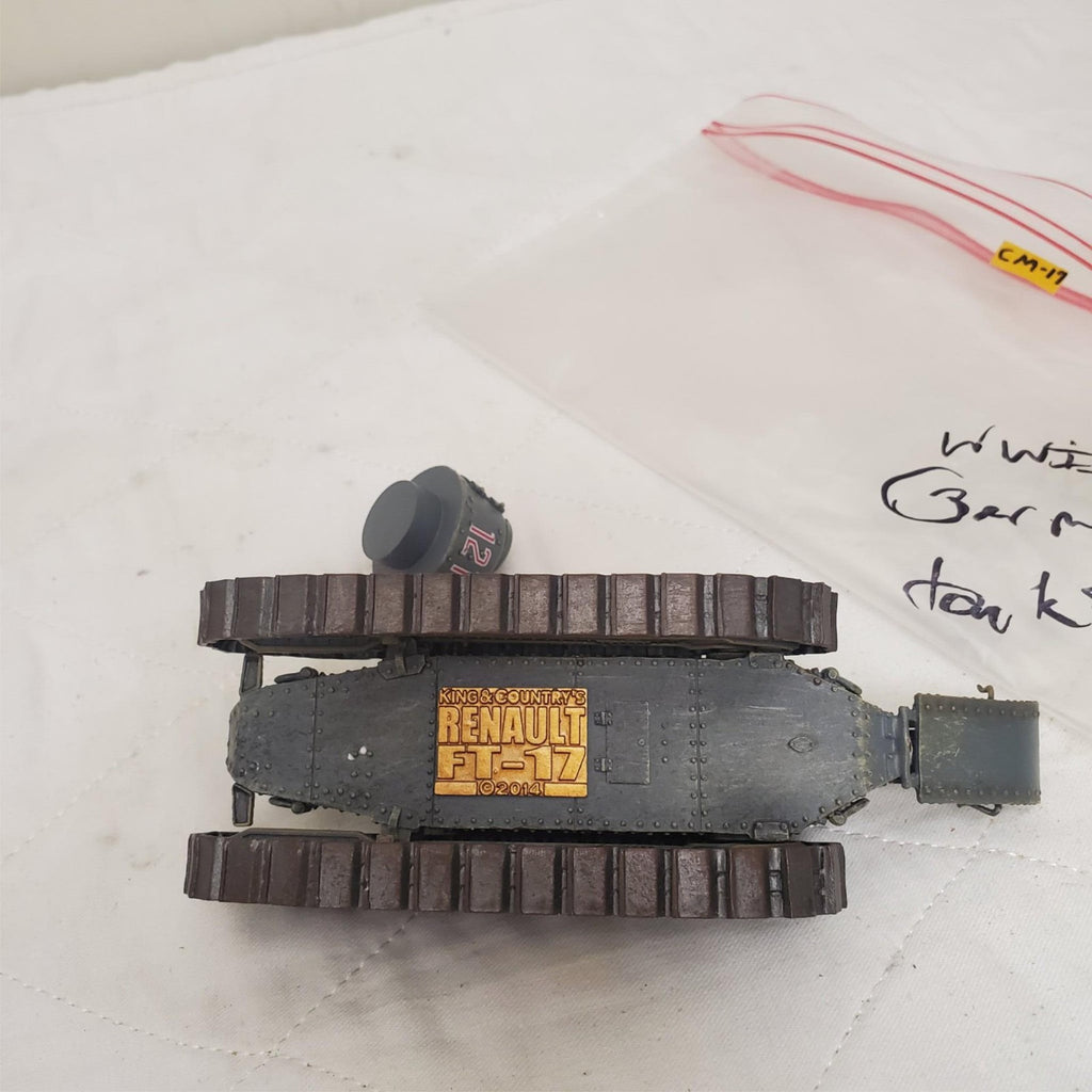 Retired King & Country WS319 Captured Renault FT-17 CM-17