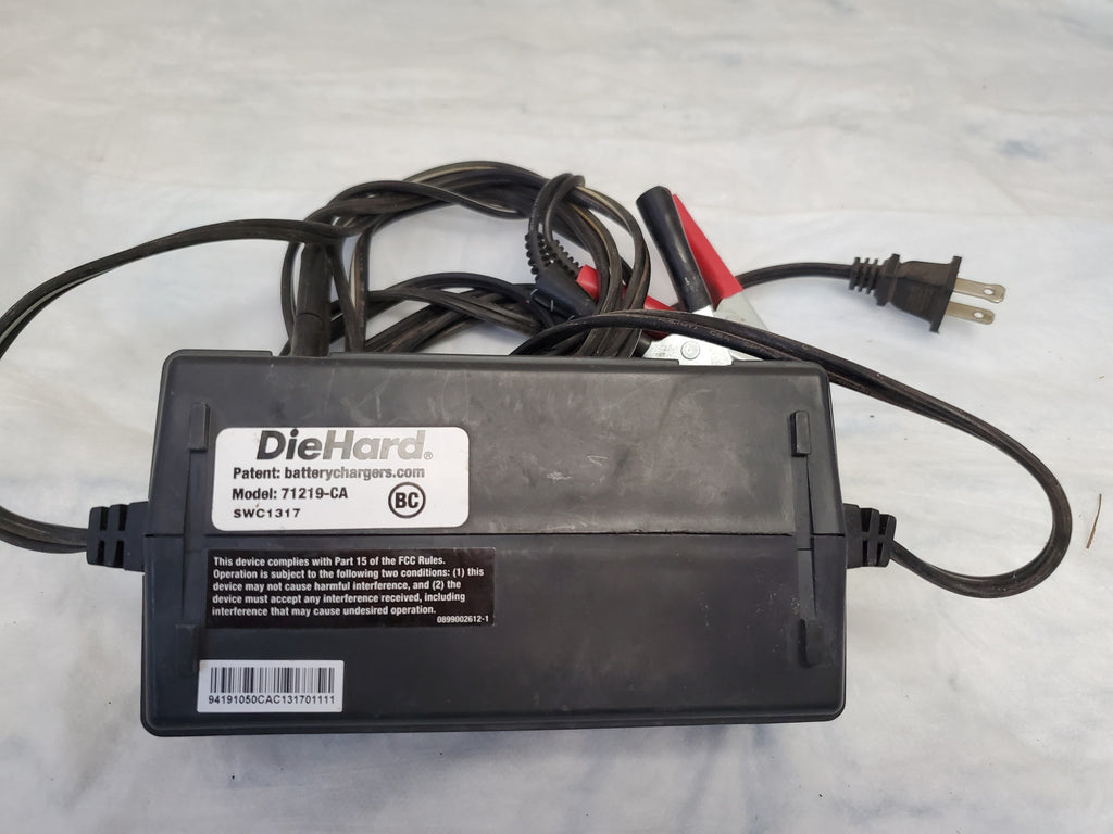 DieHard 71219 6/12V Shelf Smart Battery Charger and 2A Maintainer