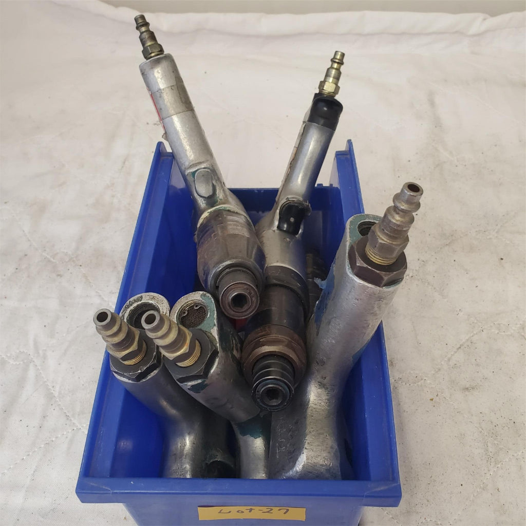 Lot of 5 Cleco Pneumatic Pistol Grip 1/4" Screwdriver/Nutrunner Air Tools Lot-27
