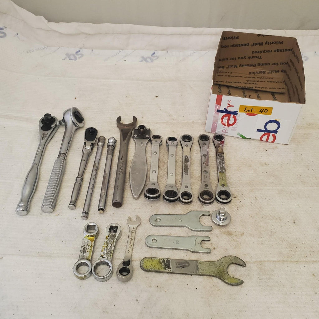 Lot of Assorted Double End Box Wrench, Combination Wrench & other Tools LOT 40