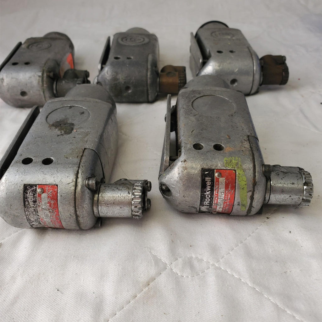 Lot of 5 Assorted Various 1/2 Penumatic Impact Air Wrenches Air Tools LOT-20