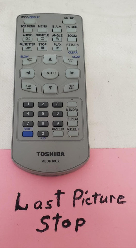 Toshiba MEDR16UX DVD Player Remote Control