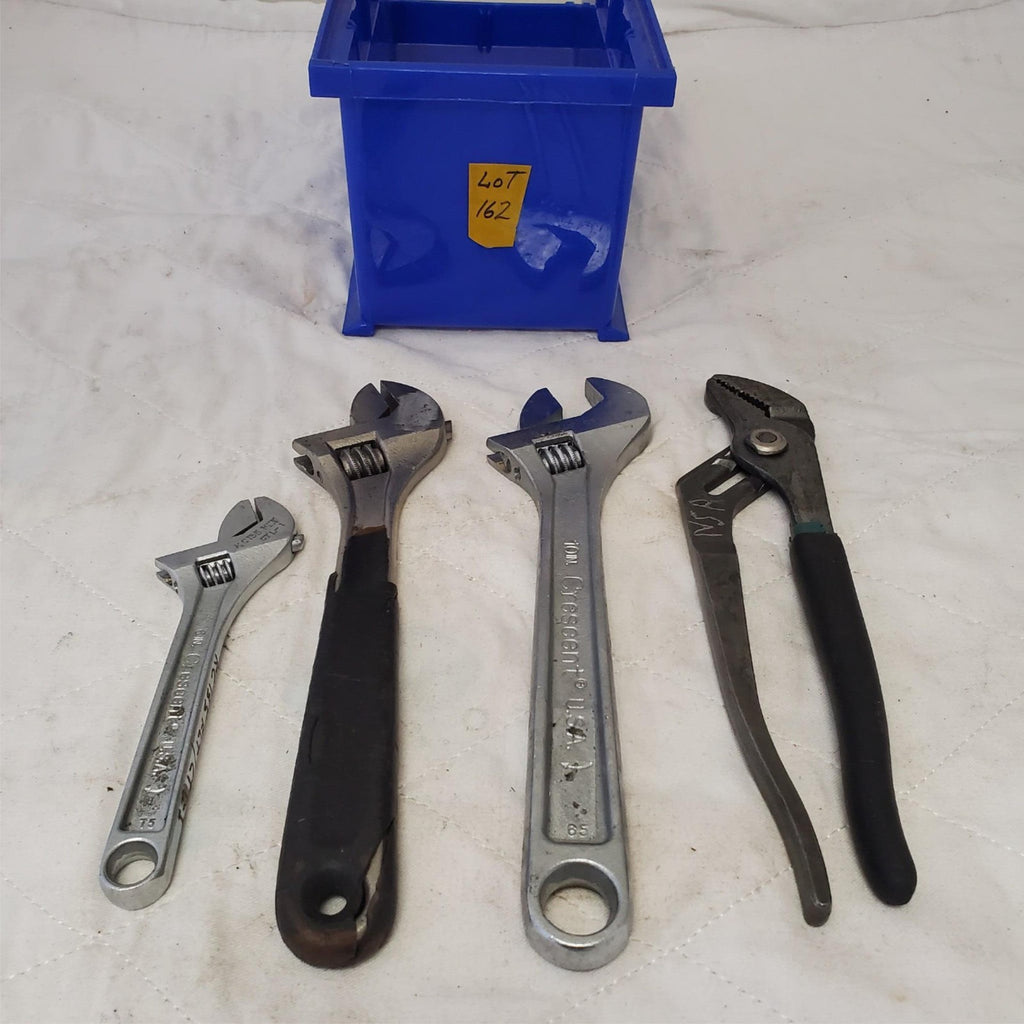 Lot of 5 Assorted Crescent 10" 6" Adjustable Wrench & Pliers LOT-162