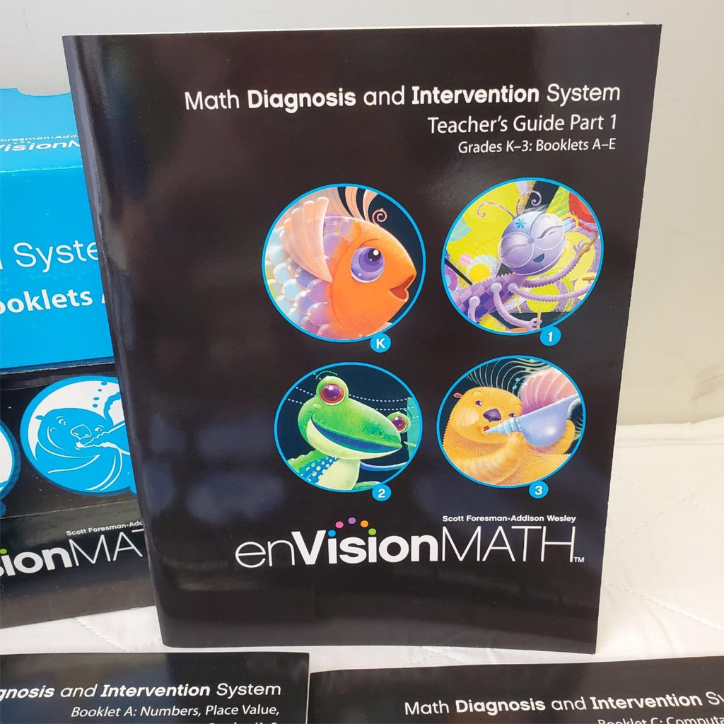 enVisionMath Common Core Math Diagnosis and Intervention System Part 1 Booklets