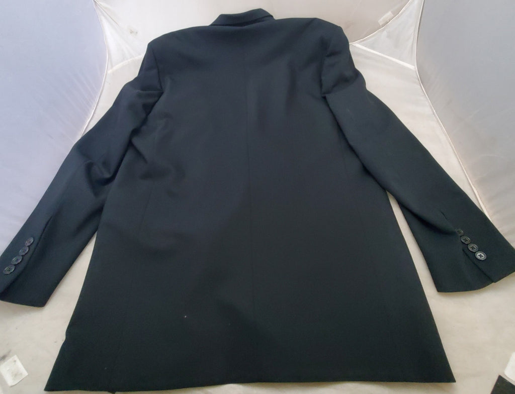 Roberto Villini Italy Navy Blue Sport Coat Jacket Blazer Size 44R