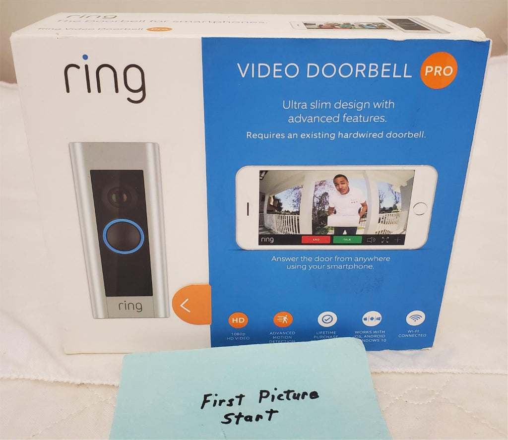 Ring 2549AG660L-B01FX Smart Wifi Cam Video Doorbell Pro
