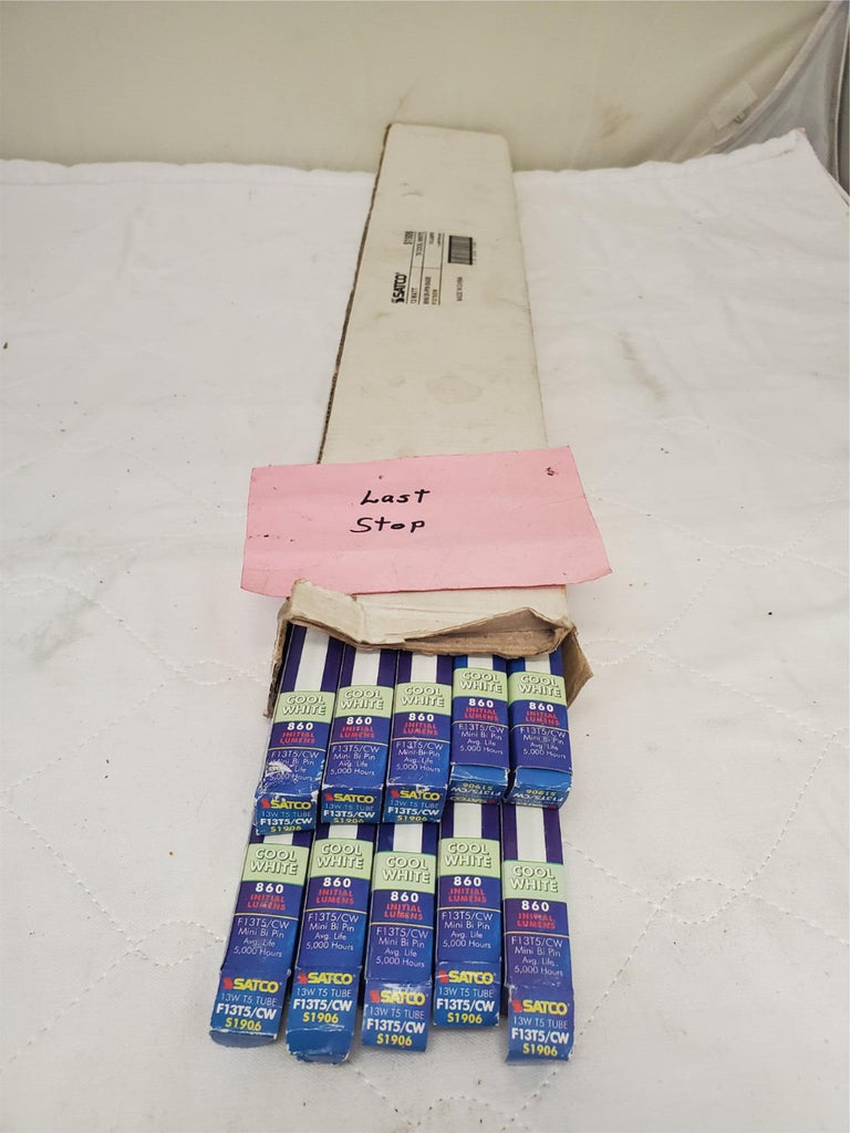 Lot of 10 Satco 13w 15 tube F13T5/CW Lamps