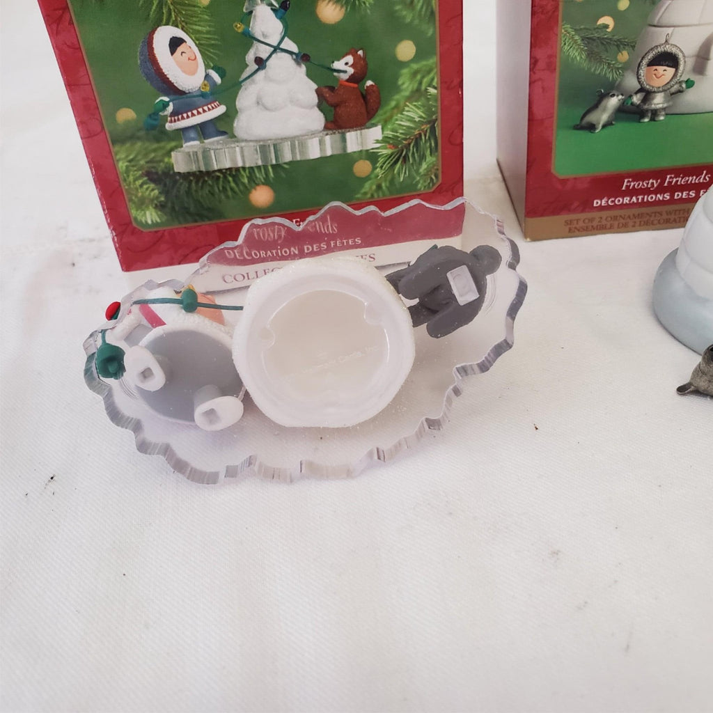 Set of 2 Hallmark Keepsake Ornament Frosty Friends #2