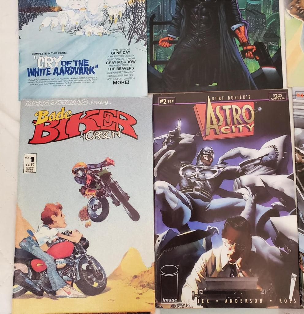 Lot of 12 Cerebus Armitage bade Biker Astrocity Marvel & Others Comic Books #6