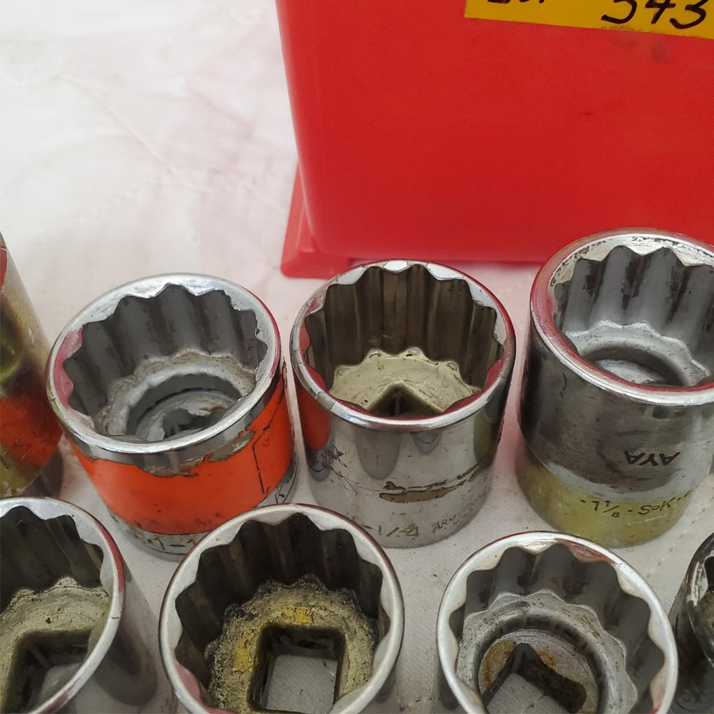 Lot of 26 Assorted Armstrong Socket Set LOT-543