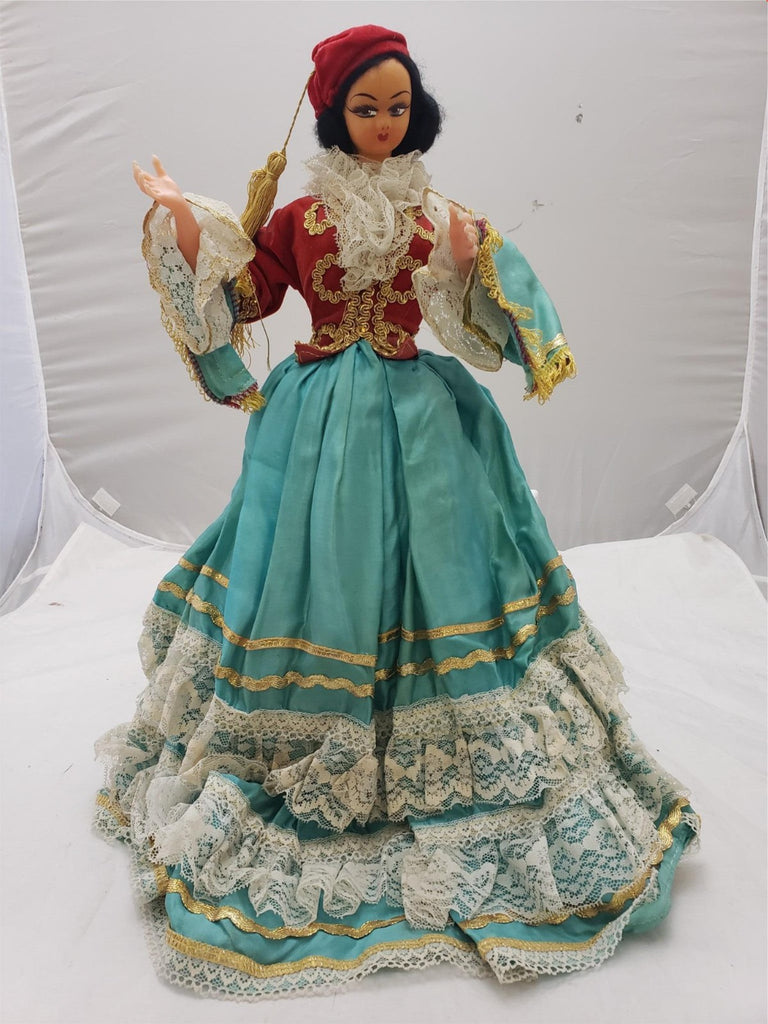 Vintage The Ashton-Drake Galleries Silk Cloth Porcelain Greek Doll