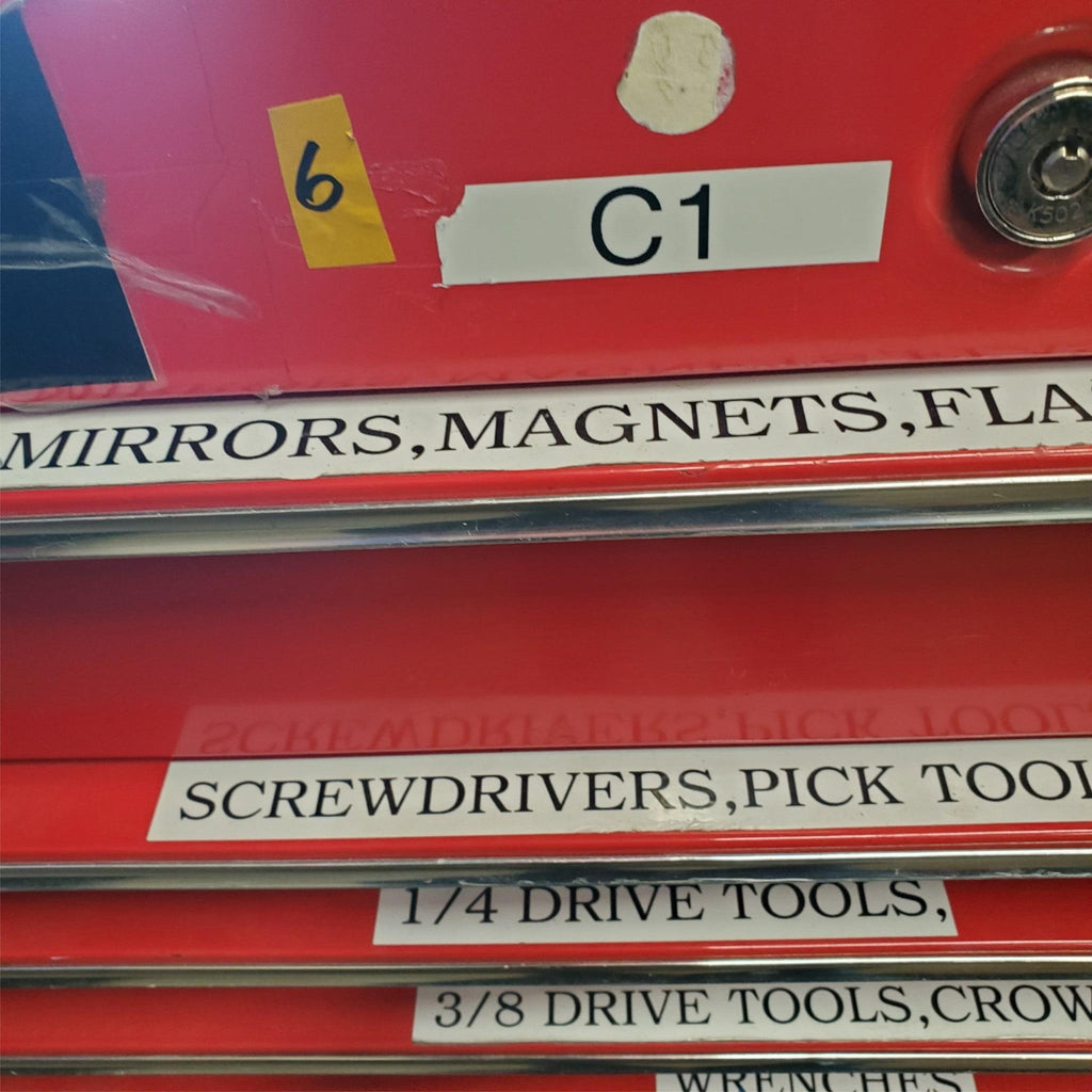 SNAP-ON 7 Drawer Single Bank Tool Box Cabinet (6)