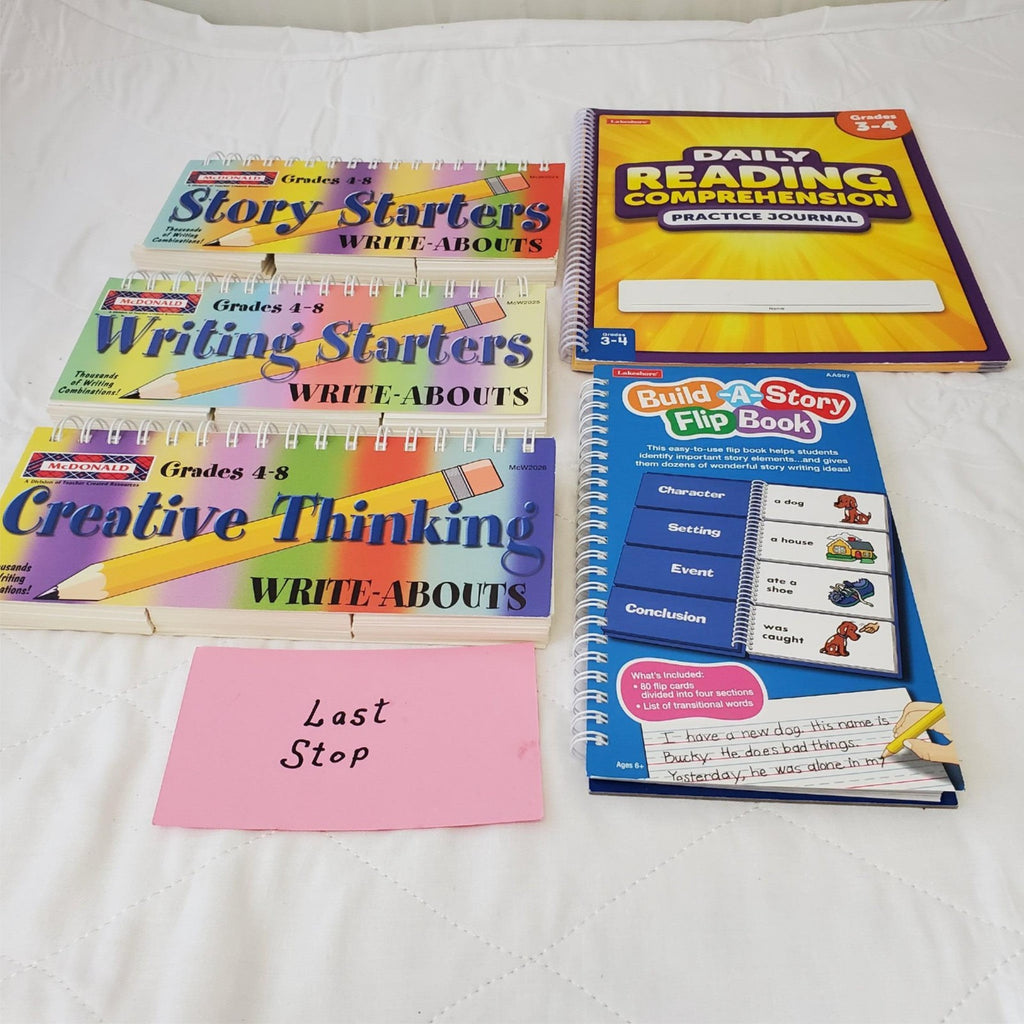 Lot of Reading Comprehension Daily Practice Journal & Various Flip Books