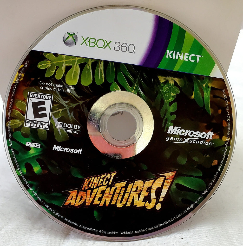 Kinect Adventures Microsoft Xbox 360 Video Game Disc Only