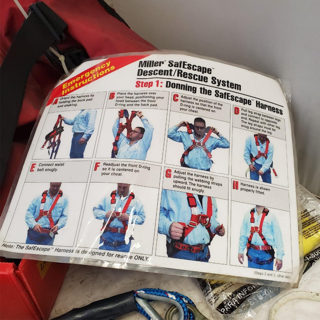 Lot of Automatic Dent Device, Rescue Backpack & Cross Arm Strap LOT 394