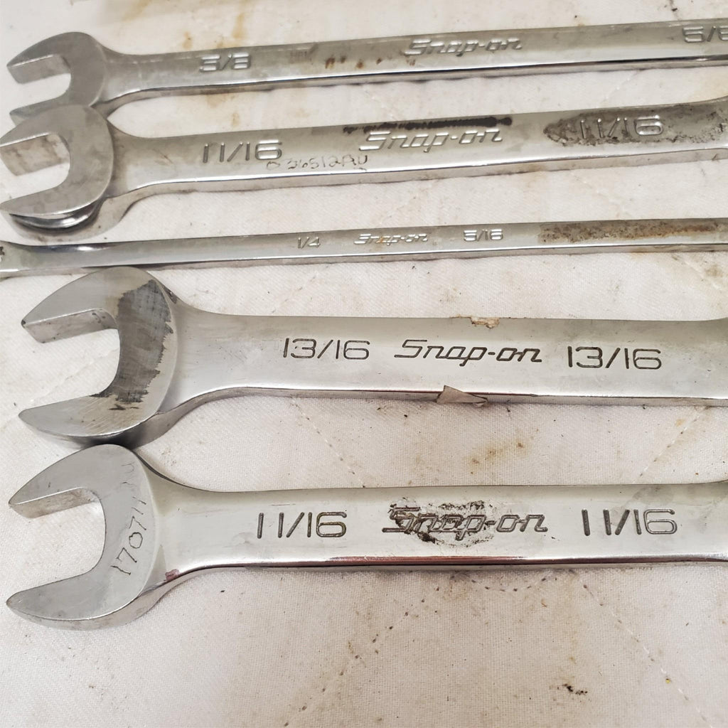 Lot of 5 Snap-On Assorted Wrench Set LOT-850