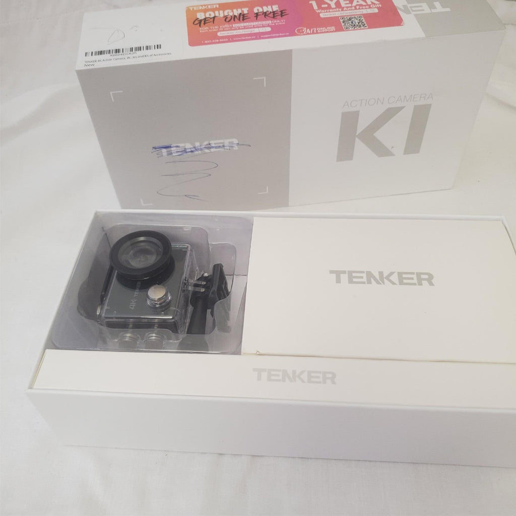 Tenker K1 4K Action Camera with Accesories 