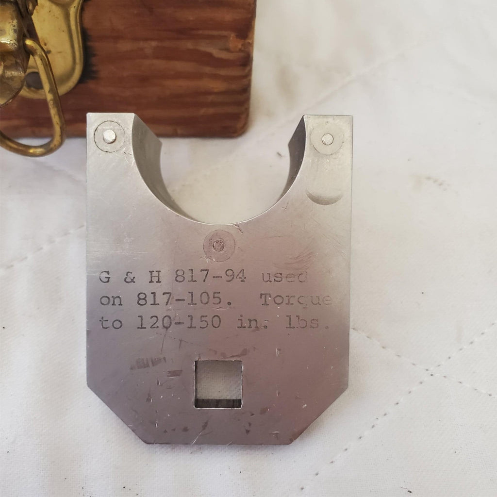 G&H Spanner Insertion Removal Wrench Torque Tools Set #4