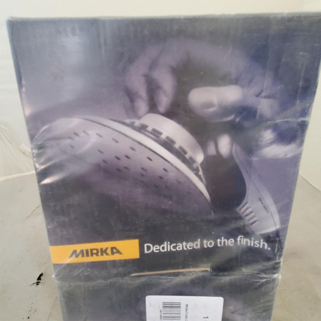 Lot of 10 Mirka 23-624-120 Gold White 6 in P120 Grip 6H Sanding Pads 50 Piece