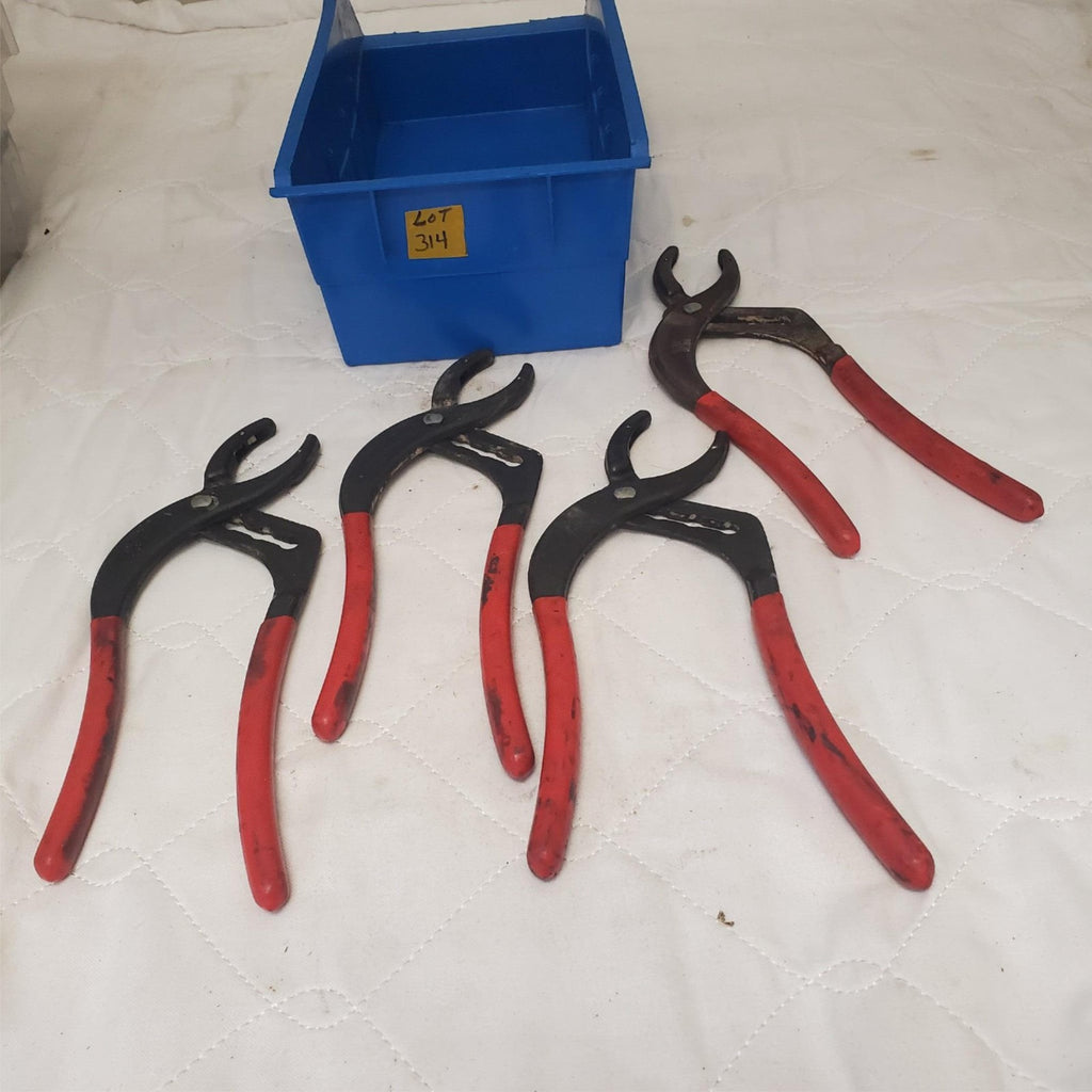 Lot of 4 Proto 253G Soft Jaw Cannon Plug Pliers LOT-314