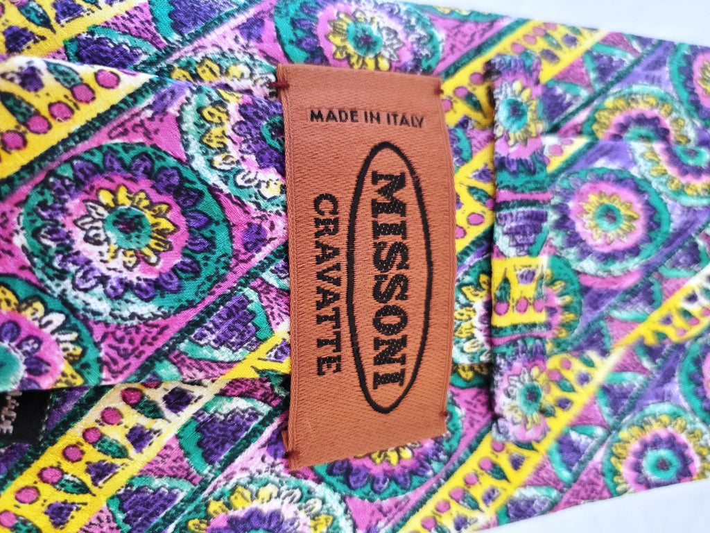 Missoni Cravatte Men's Classic Neck Tie Dry Clean Only
