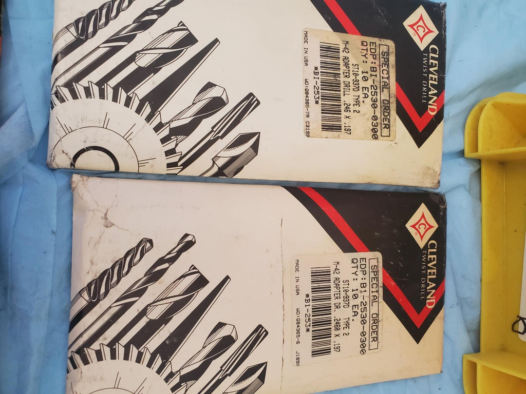 Cleveland Twist Drill Bit Jobber Length High Speed Steel Drills 