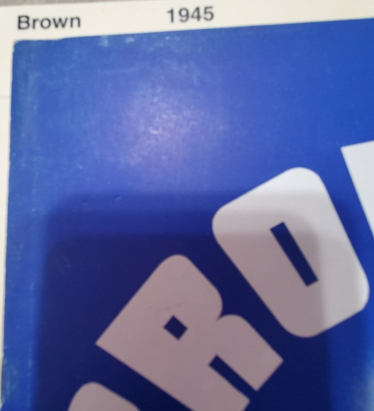Vintage FOOTBALL Brown vs. Yale GAME Official Program Nov. 10, 1945