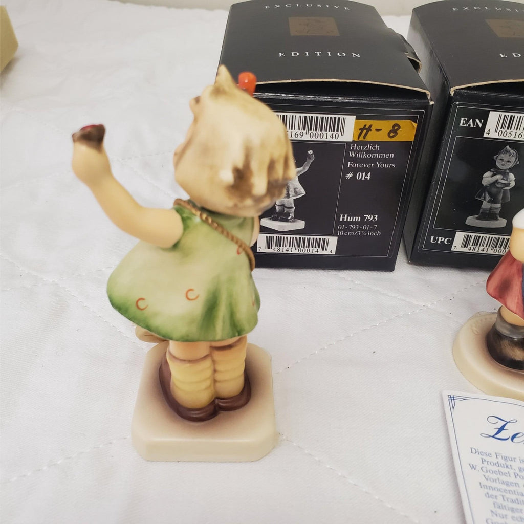 Lot of 4 Various Vintage Goebel MI Hummell Club Figurines H-8