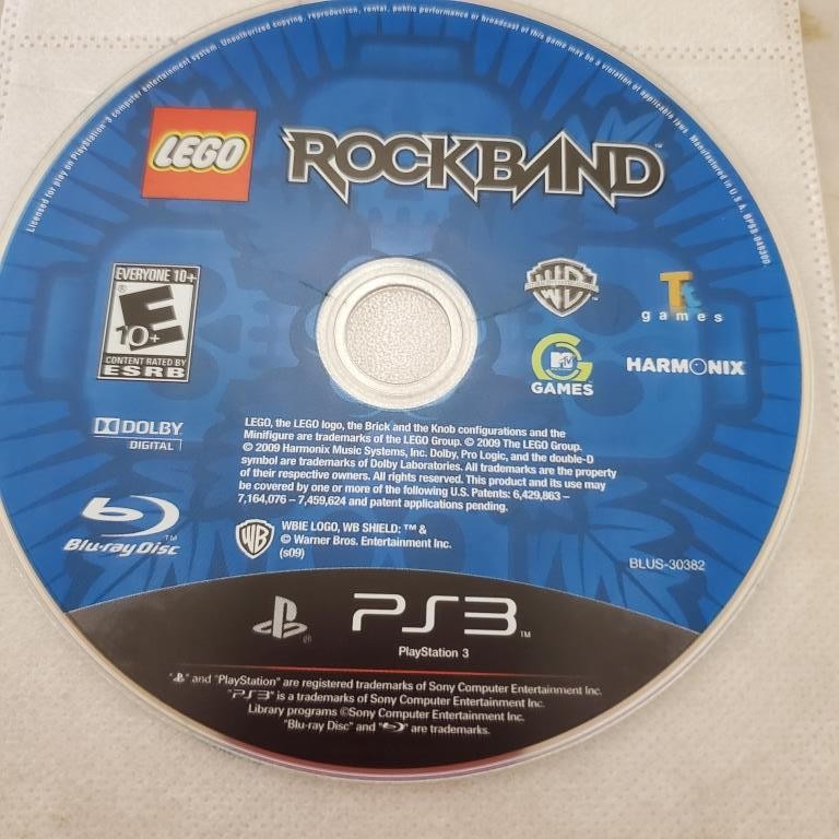 LEGO Rock Band Sony PlayStation 3 PS3 Video Game DISC ONLY
