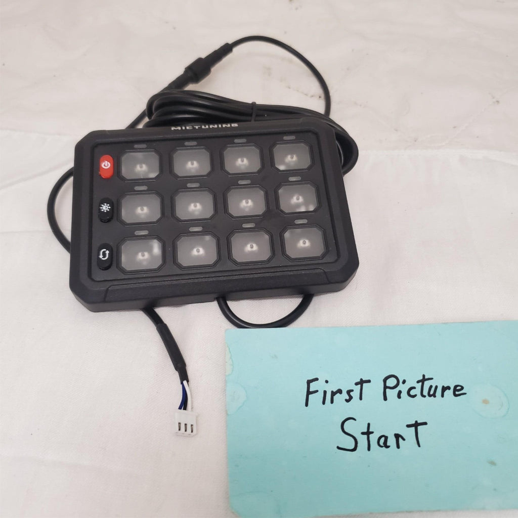 Mictuning 12 Gang Switch Panel Backlit Touch Control Pad for Car Truck UTV ATV