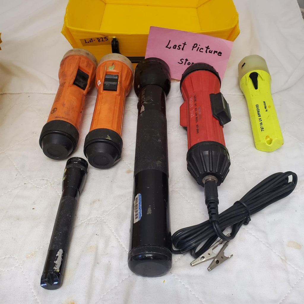 Lot of 6 Assorted Flashlights Maglite Streamlight LOT-825