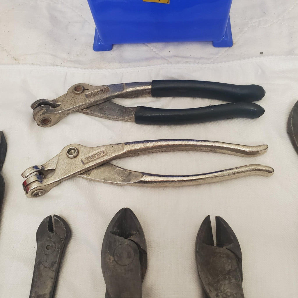 Lot of 9 Assorted Reversible Wire Twister, Heavy Duty Side Cutters Pliers LOT-18