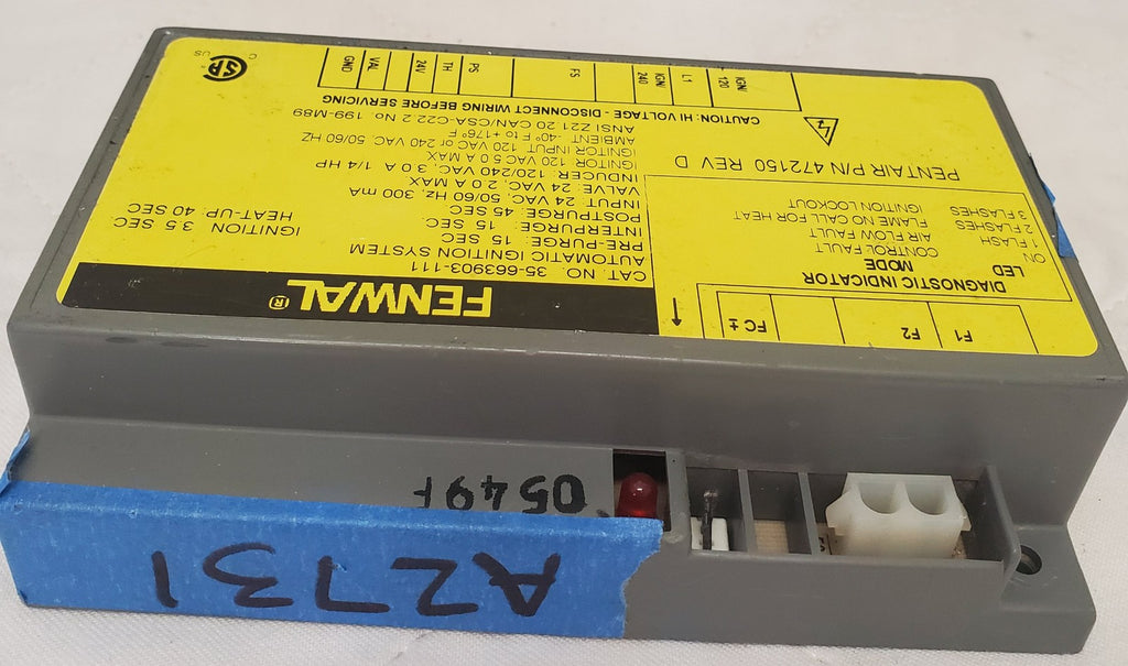 Pentair 472150 Ignition Control Module for Minimax NT TSI