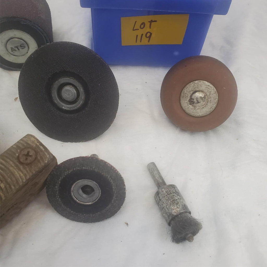 Lot of Osborn Misc. Brand Disc Brush Grinder Sander Attachments