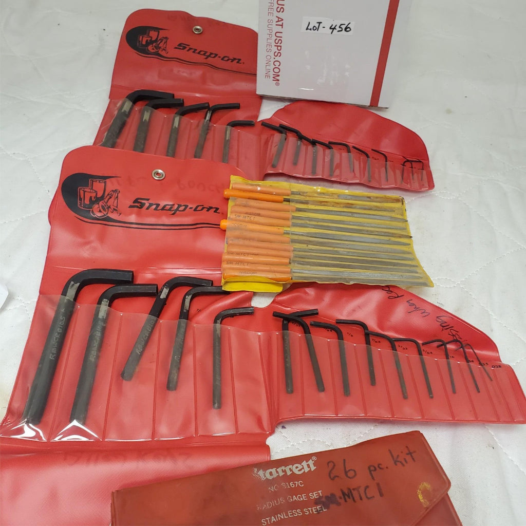 Lot of Assorted Starrett 167C Gauge Set with Allen Key & Needle Files LOT-456