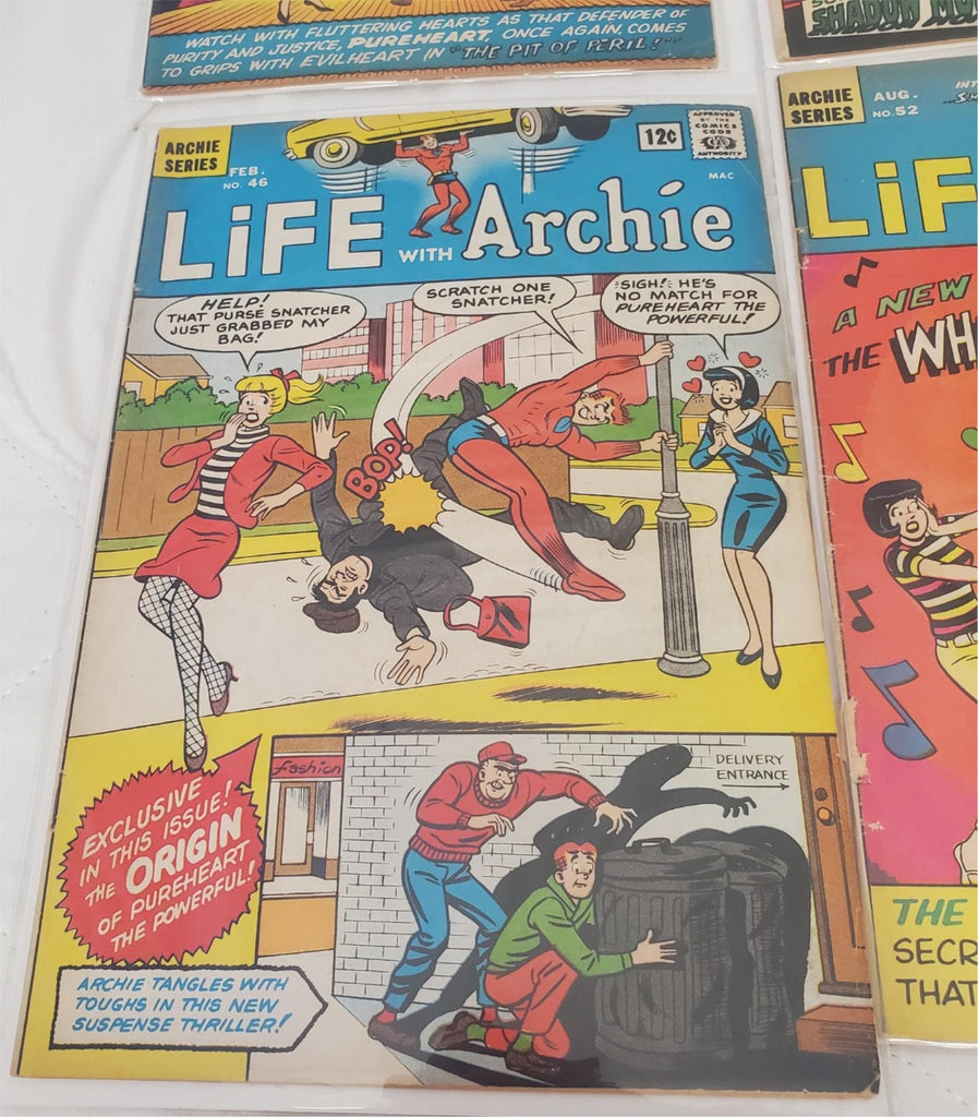 Lot of 5 Assorted Archie Series, The Spirit & Chamber of Darkness Comic Books