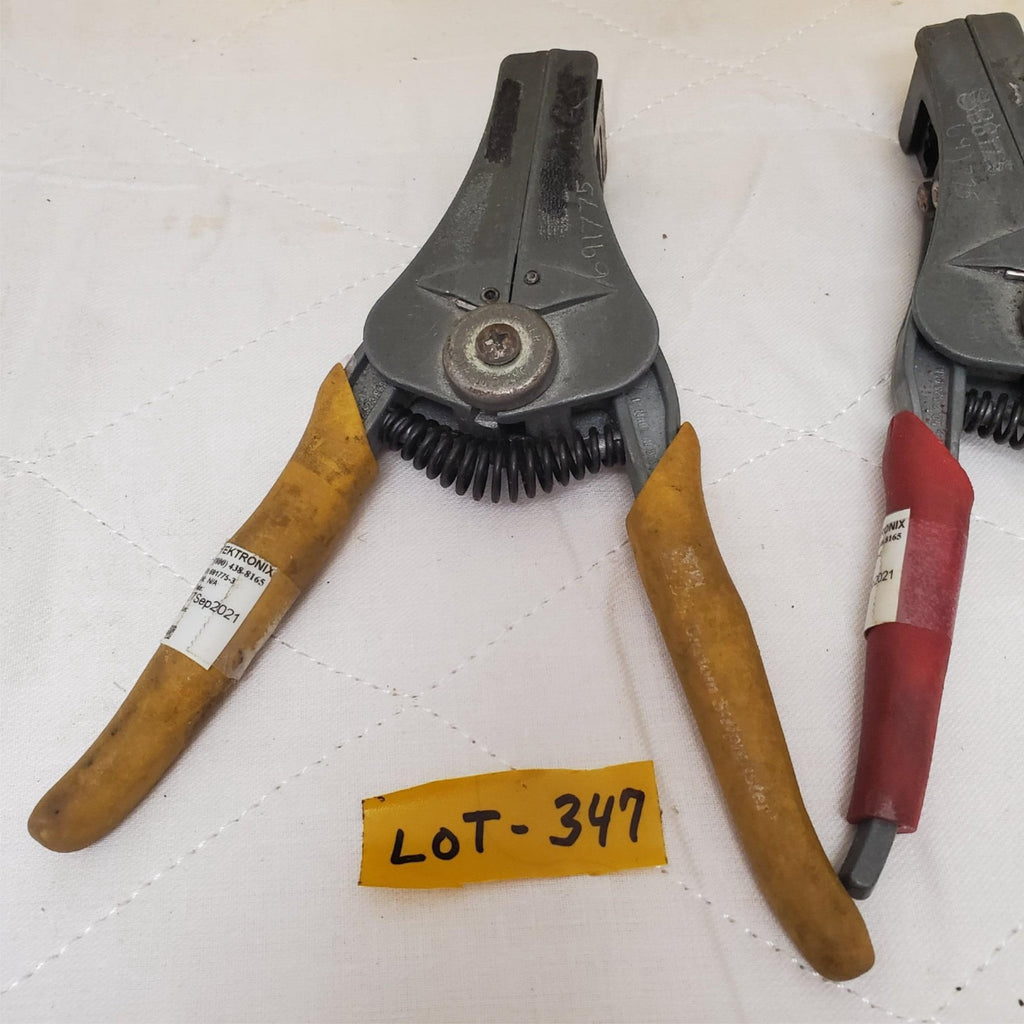 Lot of 2 Assorted Ideal Custom Stripmaster Electrical Wire Strippers LOT-347