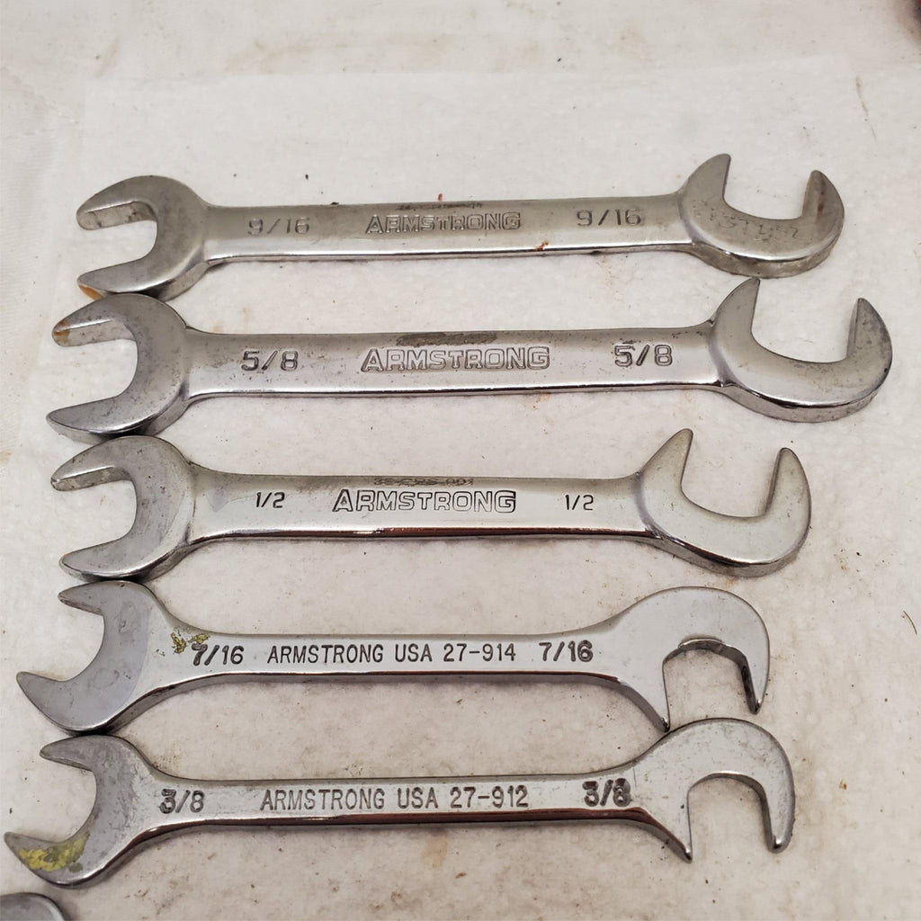 Lot of Assorted Open-End Combination & Double Box Wrenches LOT-923