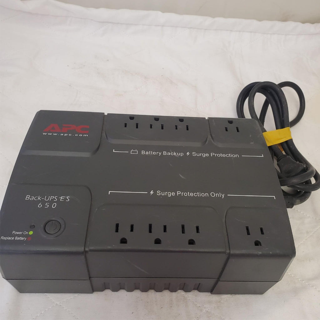 APC Back Up UPS ES 650 120V BE650R Surge Protected #9 (NO BATTERY INCLUDED)