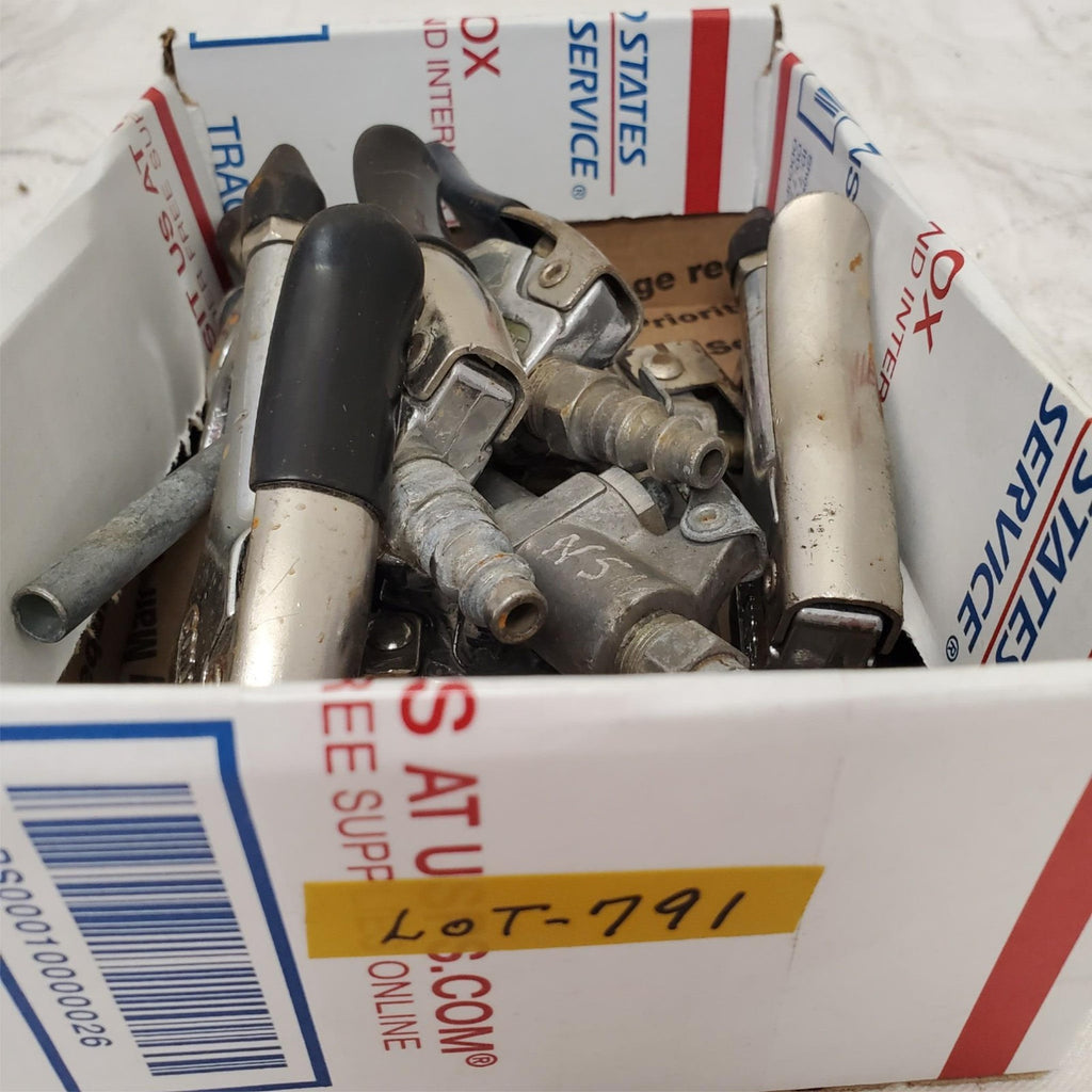 Lot of 8 Coilhose & Various Pneumatics High Pressure Air Blow Gun LOT-791