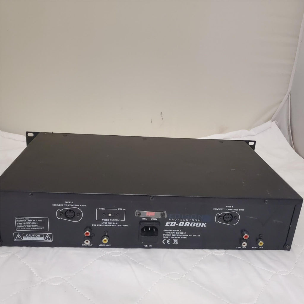 Edison Professional ED 8800K Dual CD Player