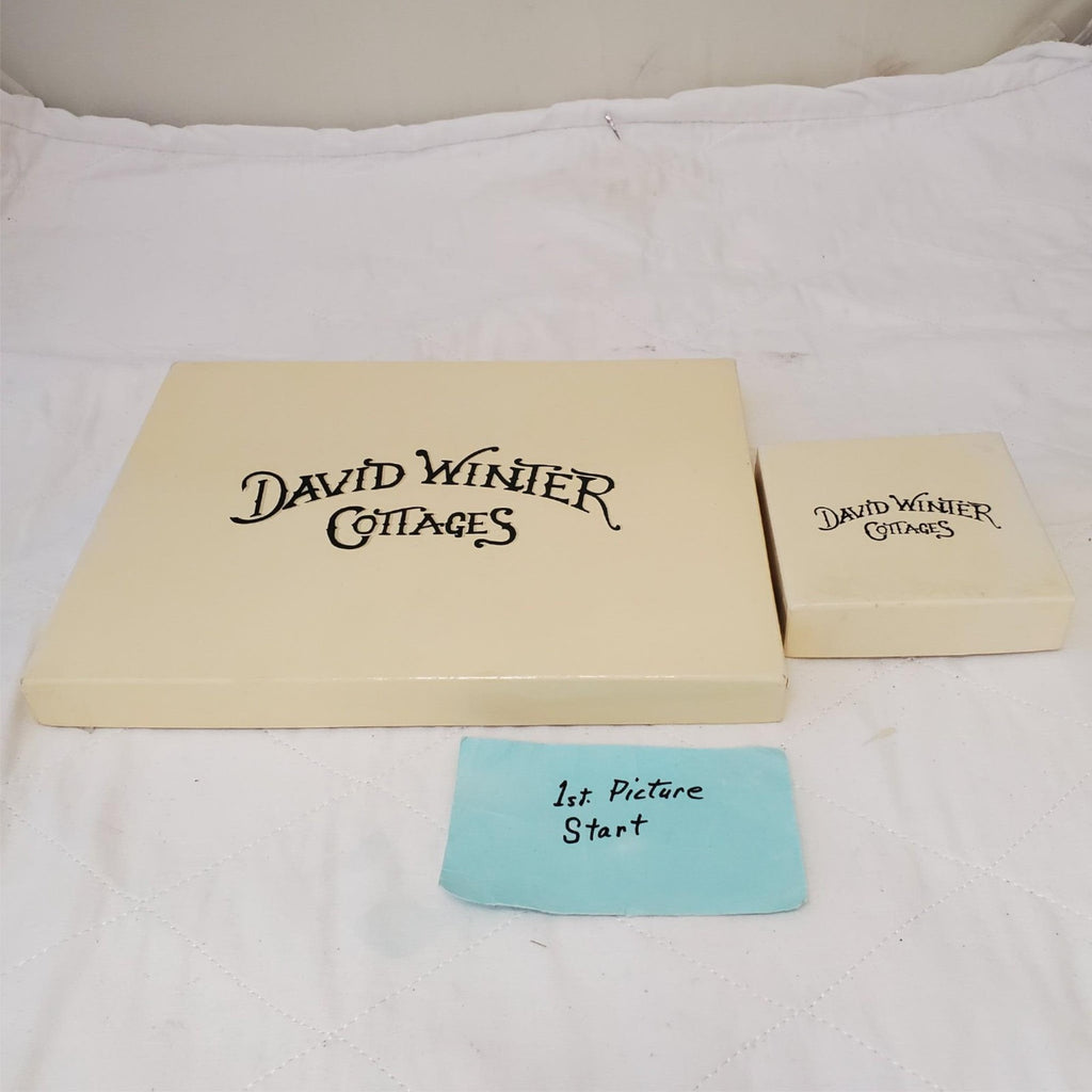 David Winters Cottages Table Mats & Coasters Set of 6 Cork Back