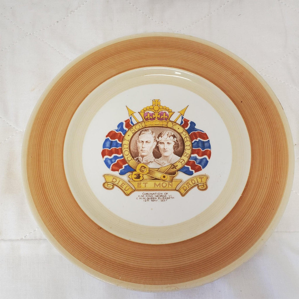 Shelley England Coronation of King George VI Queen Elizabeth 1937 Plate
