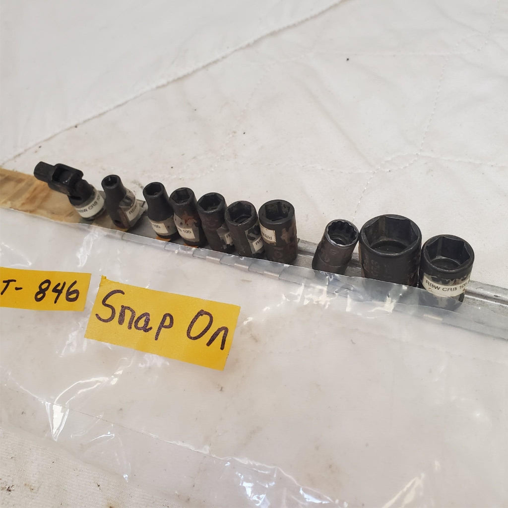 Lot of 18 Snap-on Shallow Impact Socket Set LOT-846