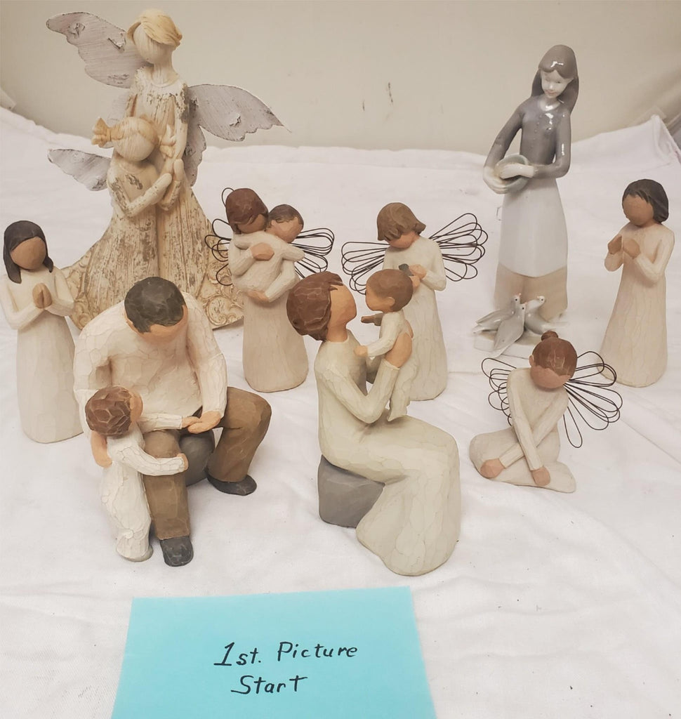 Lot of Willow Tree Wisdom Sculpted Hand-Painted By Susan Lordi