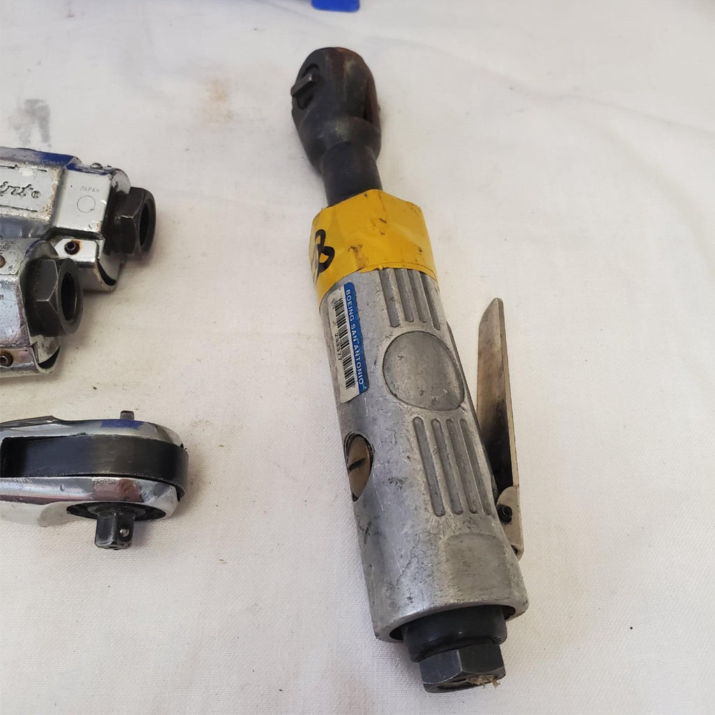 Lot of 3 Assoretd Heavy Duty Pneumatic Air Ratchet Wrench  LOT-158