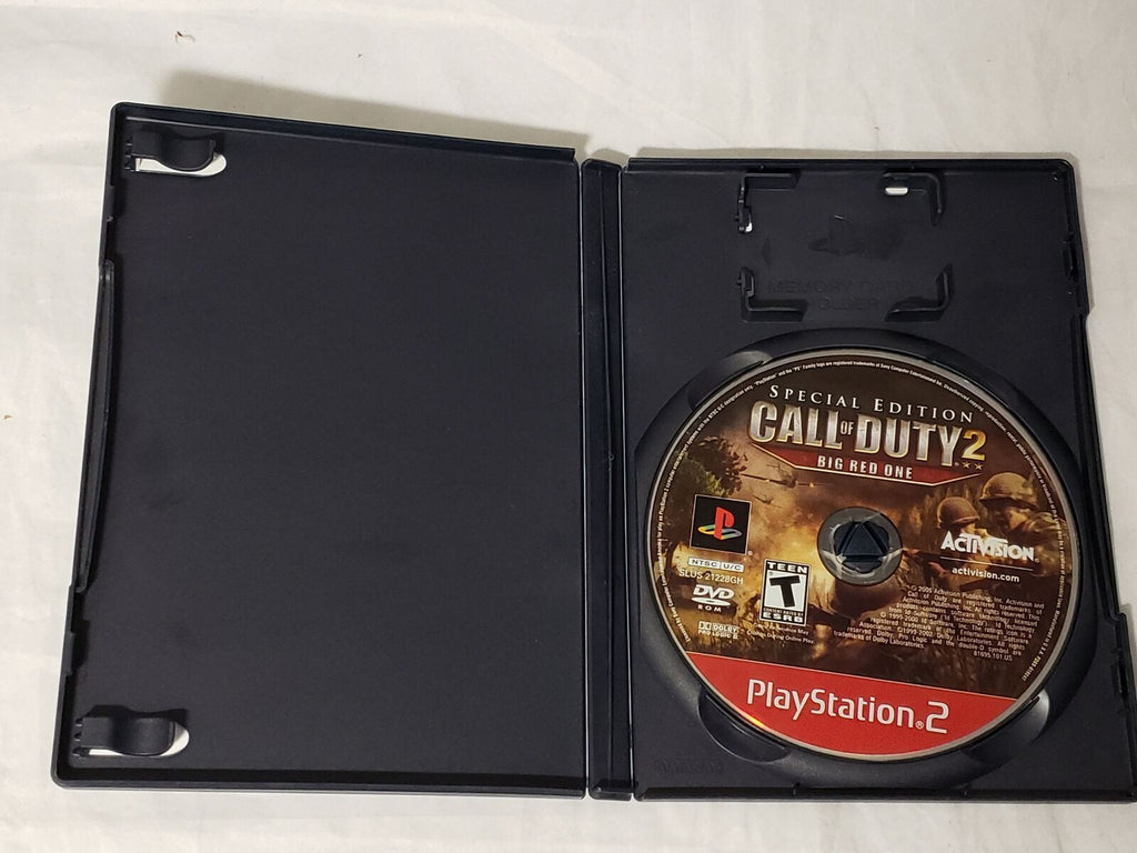 Call of Duty 2 Big Red One Collector's Edition PlayStation 2 PS2 2005 Activision