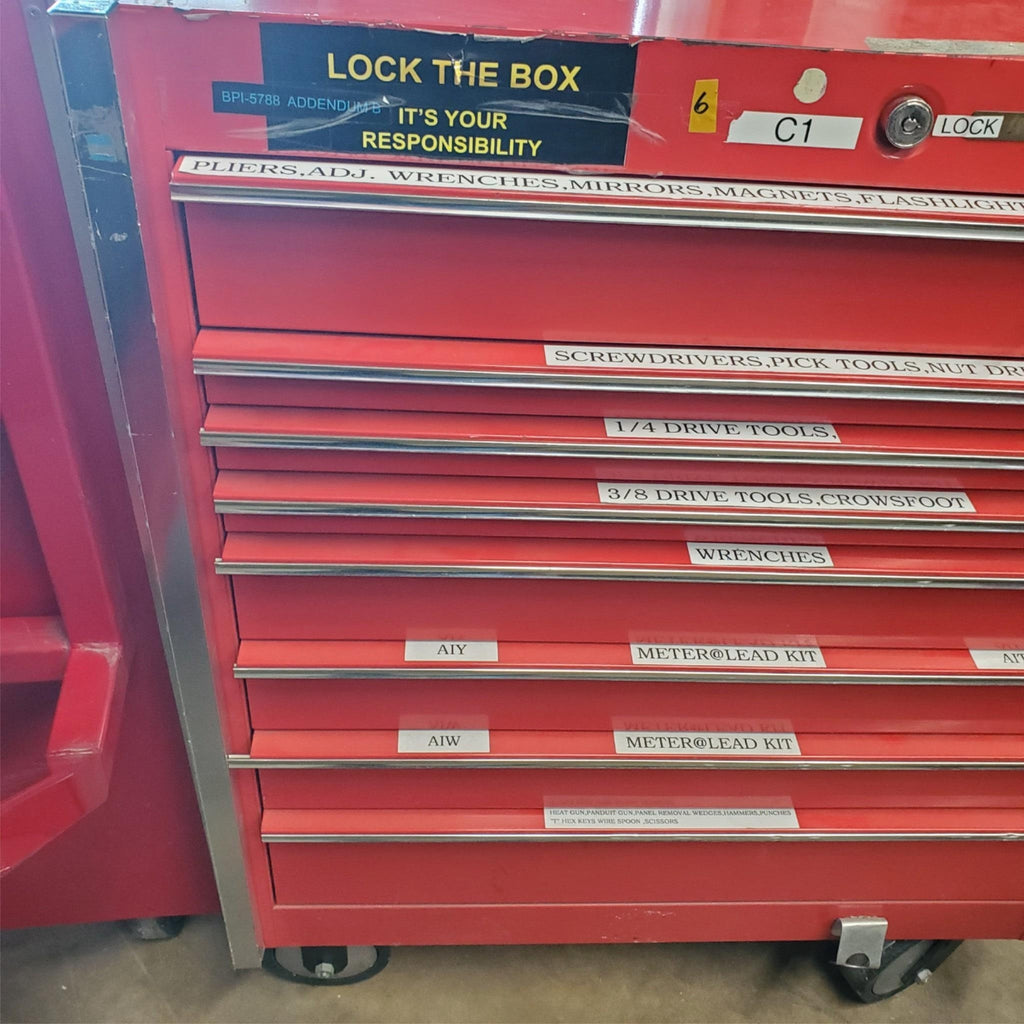SNAP-ON 7 Drawer Single Bank Tool Box Cabinet (6)