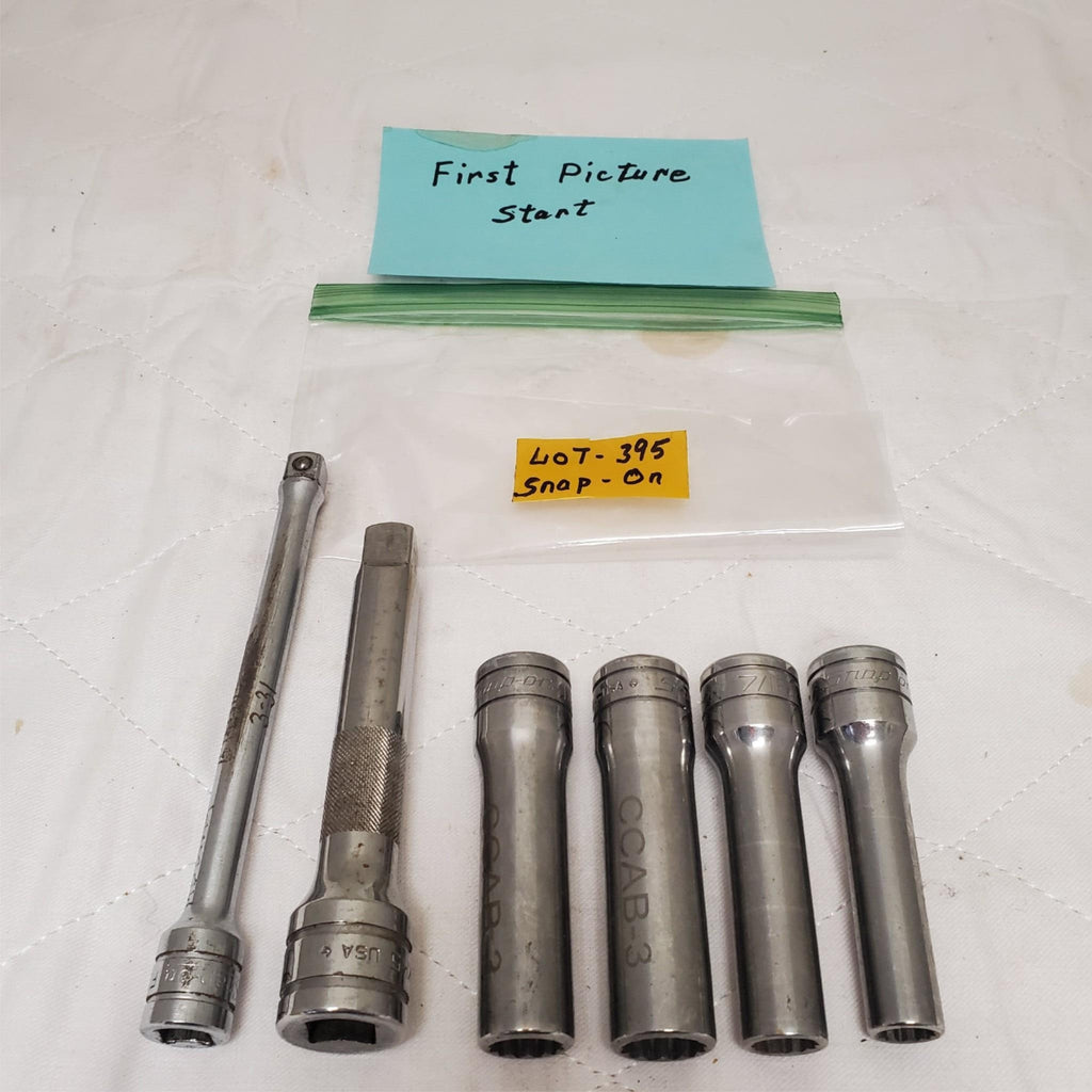 Lot of 6 Snap-On Mixed Tools Extension Adapter, Sockets Swivel Set LOT-395